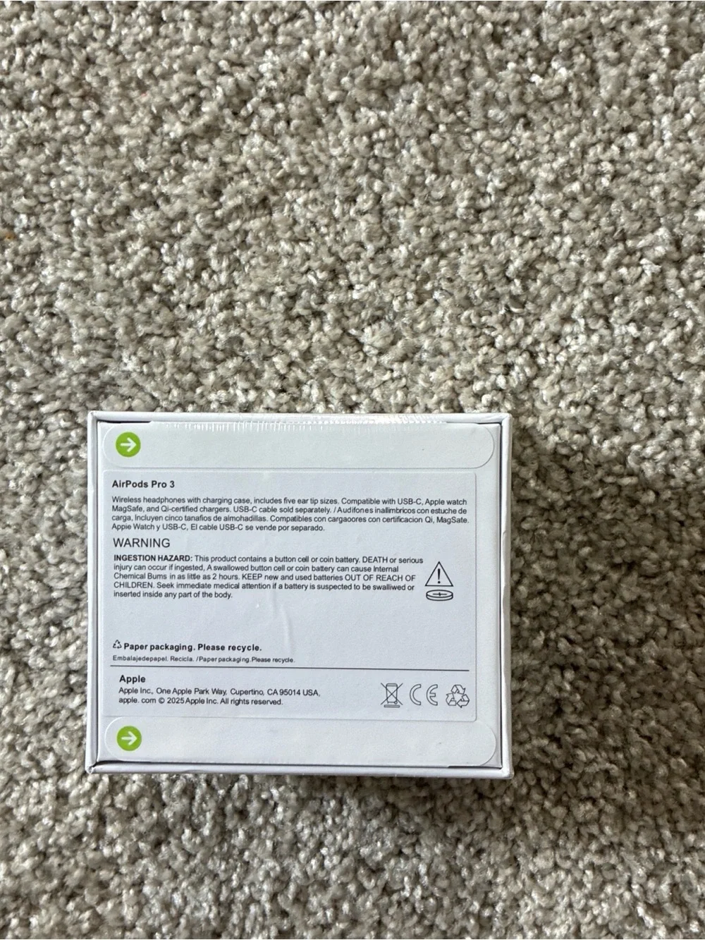 Apple White True Wireless Earbuds with Charging Case
